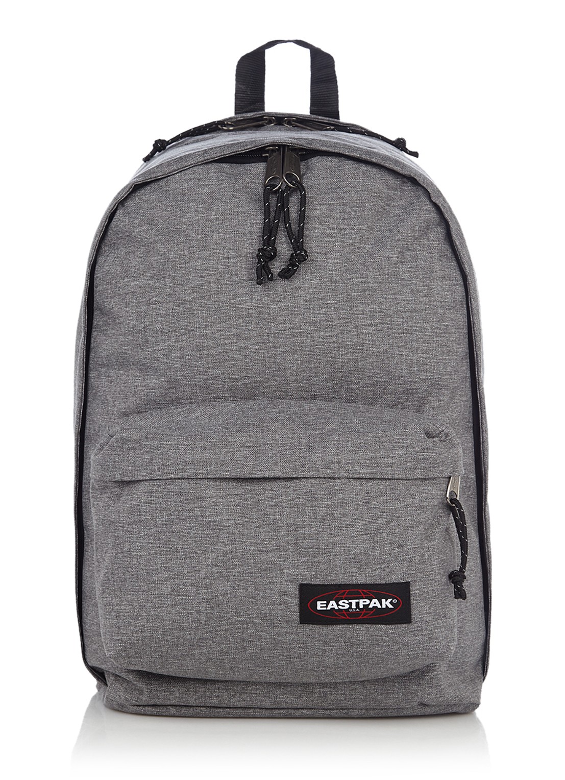 Eastpak Rugzak met 14 inch laptopvak - voorkant 3 grijsmele