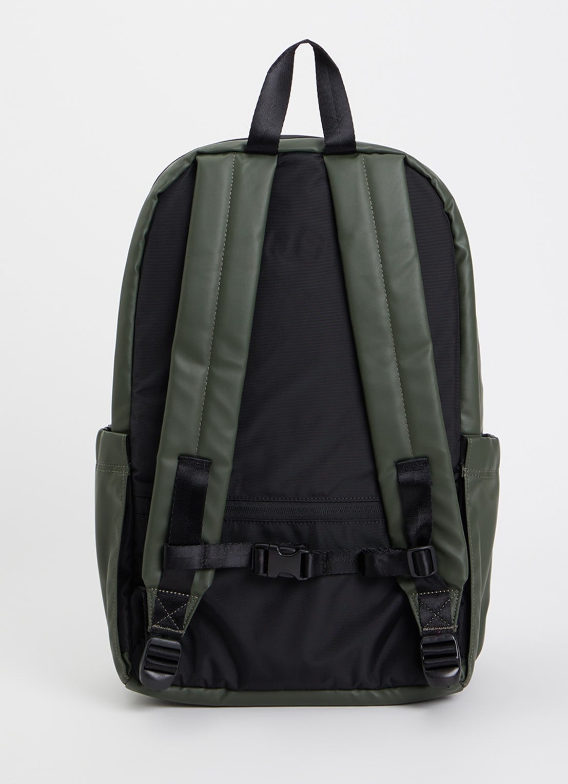 Eastpak Tarp Pack rugzak met 16 inch laptopvak en waterafstotende coating  - achterkant 3 legergroen