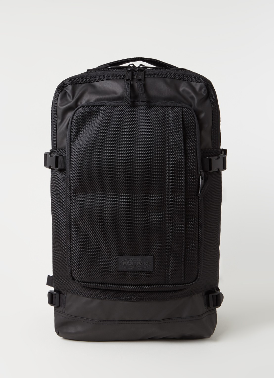 Eastpak Tecum L rugzak met 15 inch laptopvak - voorkant 3 zwart