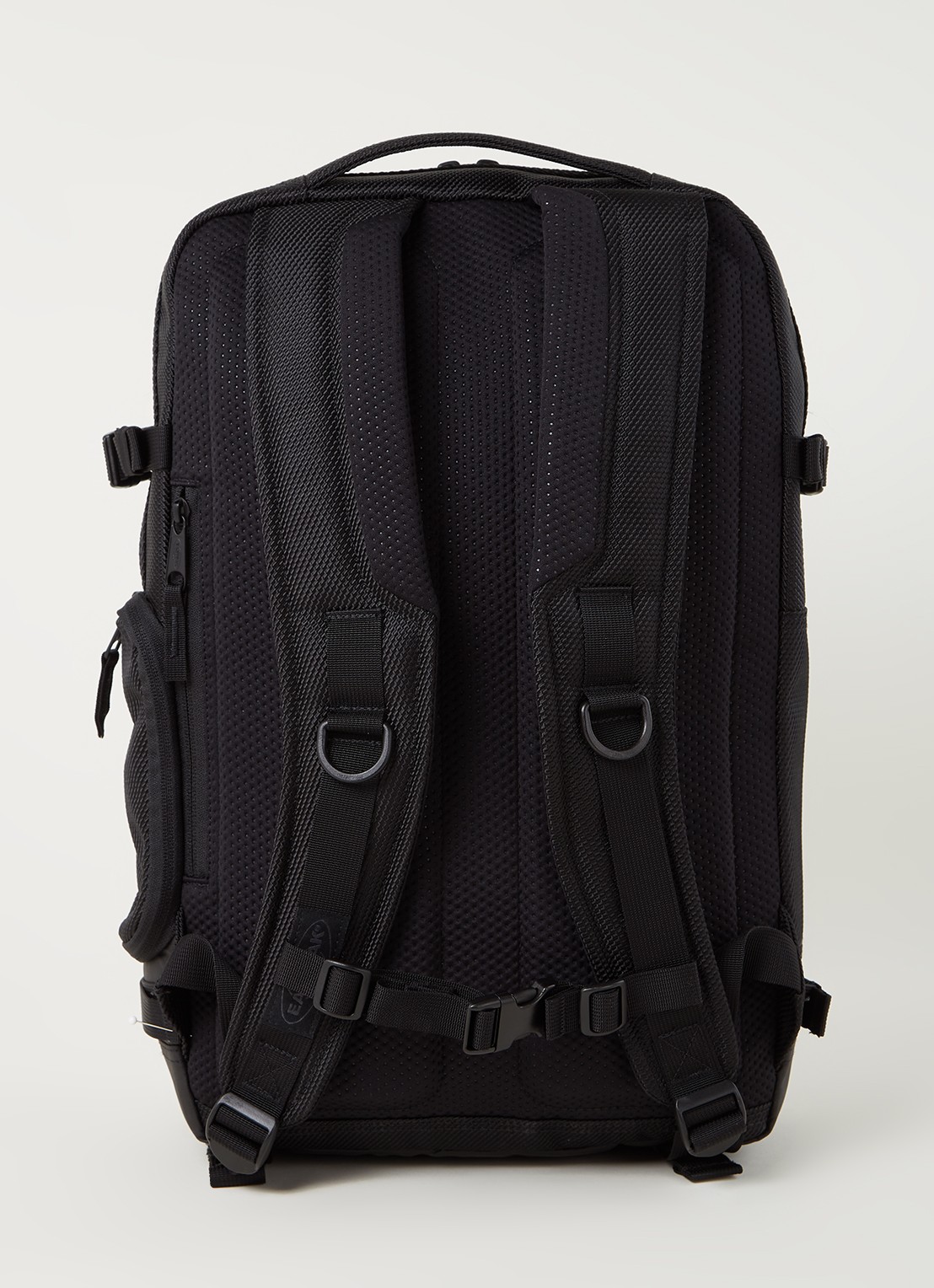 Eastpak Tecum M rugzak met 15 inch laptopvak - achterkant zwart