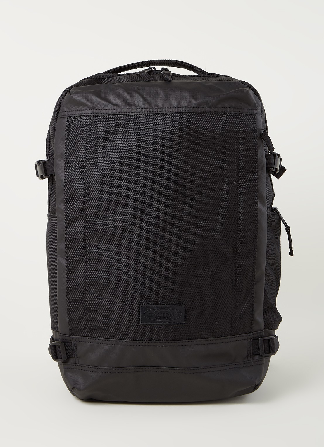 Eastpak Tecum M rugzak met 15 inch laptopvak - voorkant 2 zwart