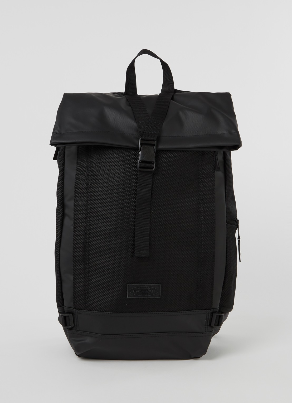 Eastpak Tecum rugzak met 14 inch laptopvak - voorkant 3 zwart