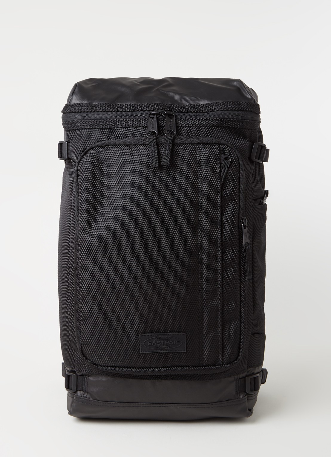 Eastpak Tecum Top rugzak met 15 inch laptopvak - voorkant 2 zwart