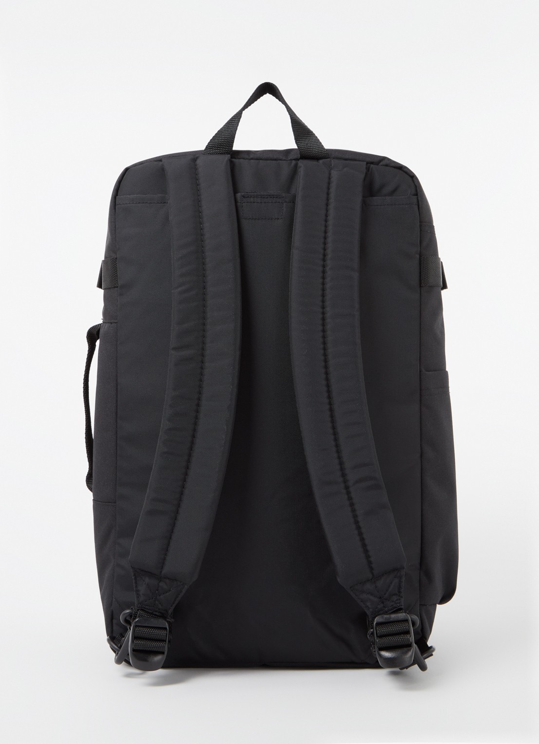 Eastpak Transit'R rugzak met logo en 16 inch laptopvak - achterkant 2 zwart