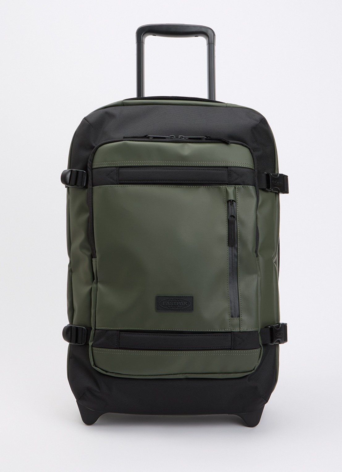 Eastpak Traverz Cnnct S trolley 51 cm - voorkant 3 bronsgroen