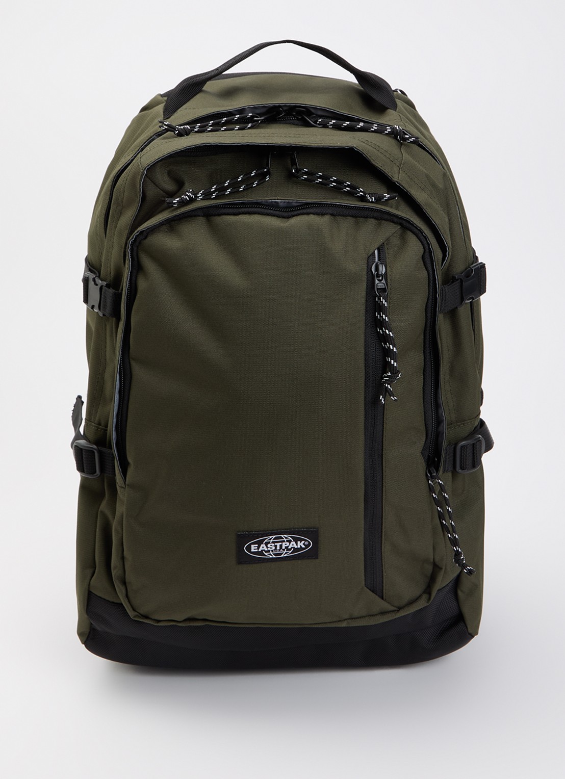 Eastpak Volker Pro rugzak met 16 inch laptopvak   - voorkant bronsgroen