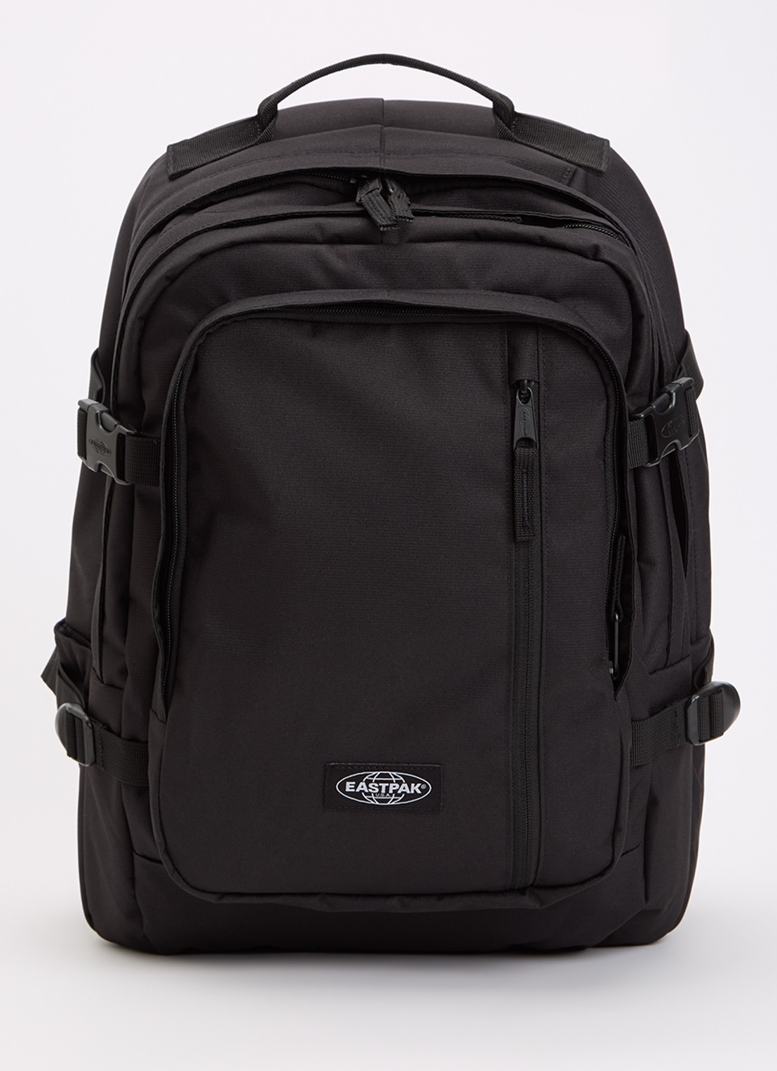 Eastpak Volker rugzak met 15 inch laptopvak - voorkant 3 zwart