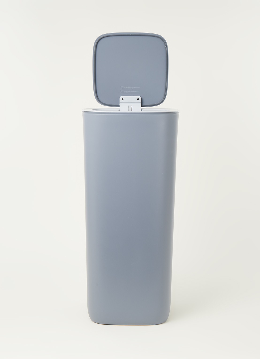 EKO Morandi Smart prullenbak met sensor 30 liter - voorkant 2 staalblauw