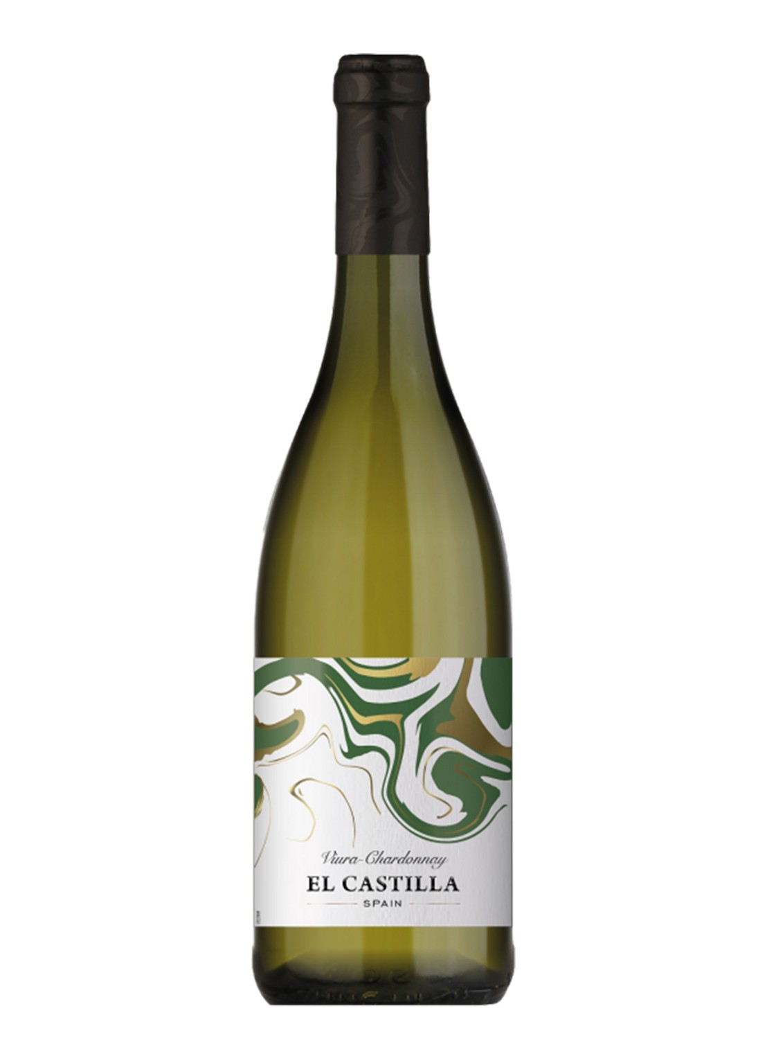 El Castilla Chardonnay Viura witte wijn 750 ml - voorkant undefined