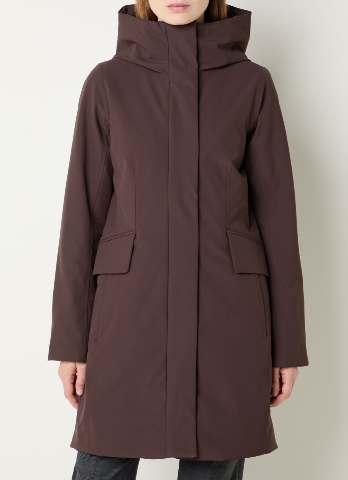 Elvine Sophie gewatteerde parka met waterafstotende coating - detail 4 paars