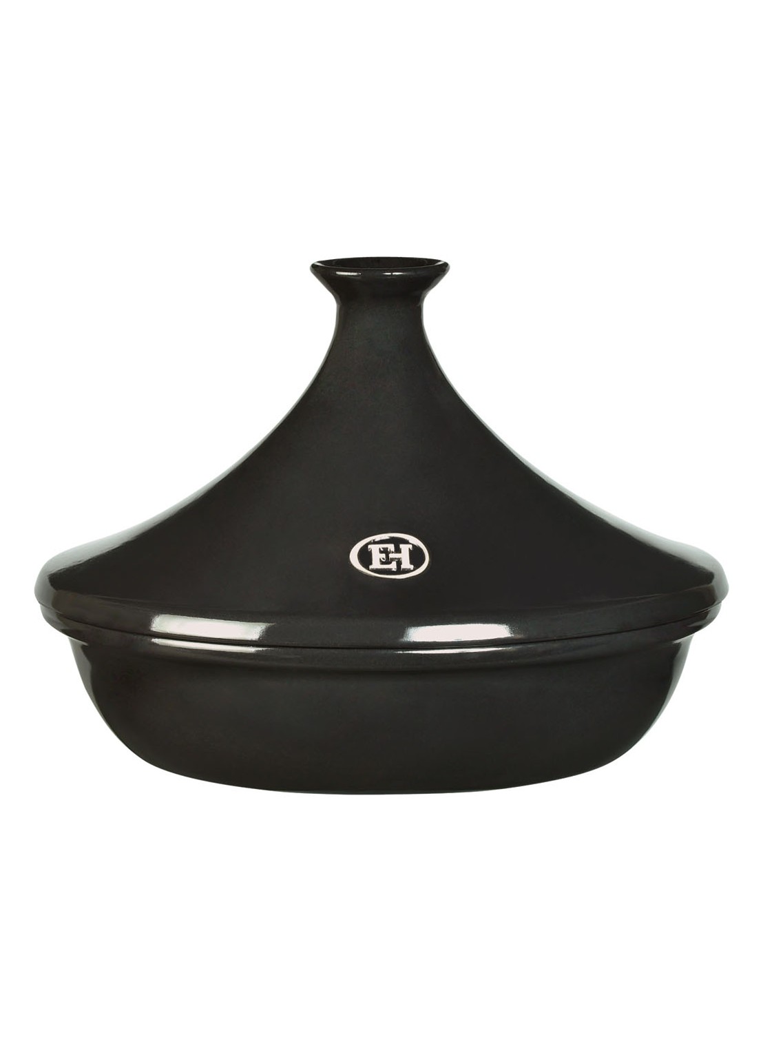 Emile Henry Tajine Ø32 cm - voorkant zwart