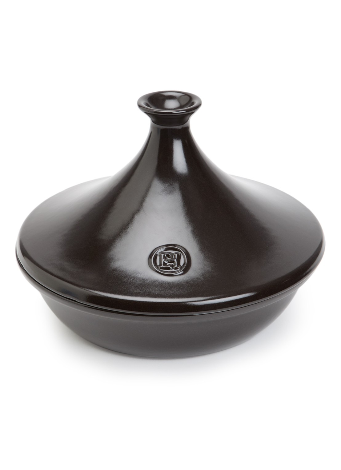 Emile Henry Tajine 32 cm  - voorkant zwart