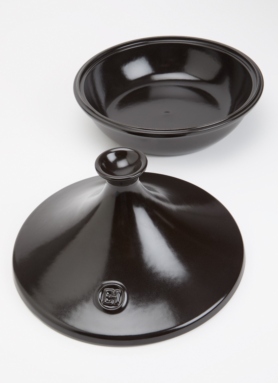 Emile Henry Tajine 32 cm  - voorkant 2 zwart