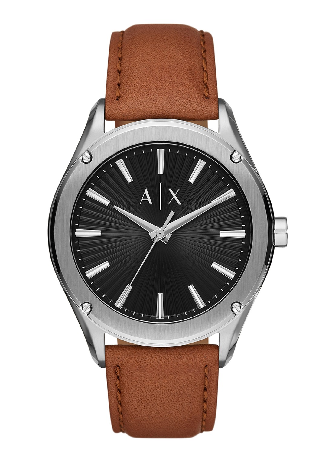 Emporio Armani Horloge AX2808 - voorkant bruin