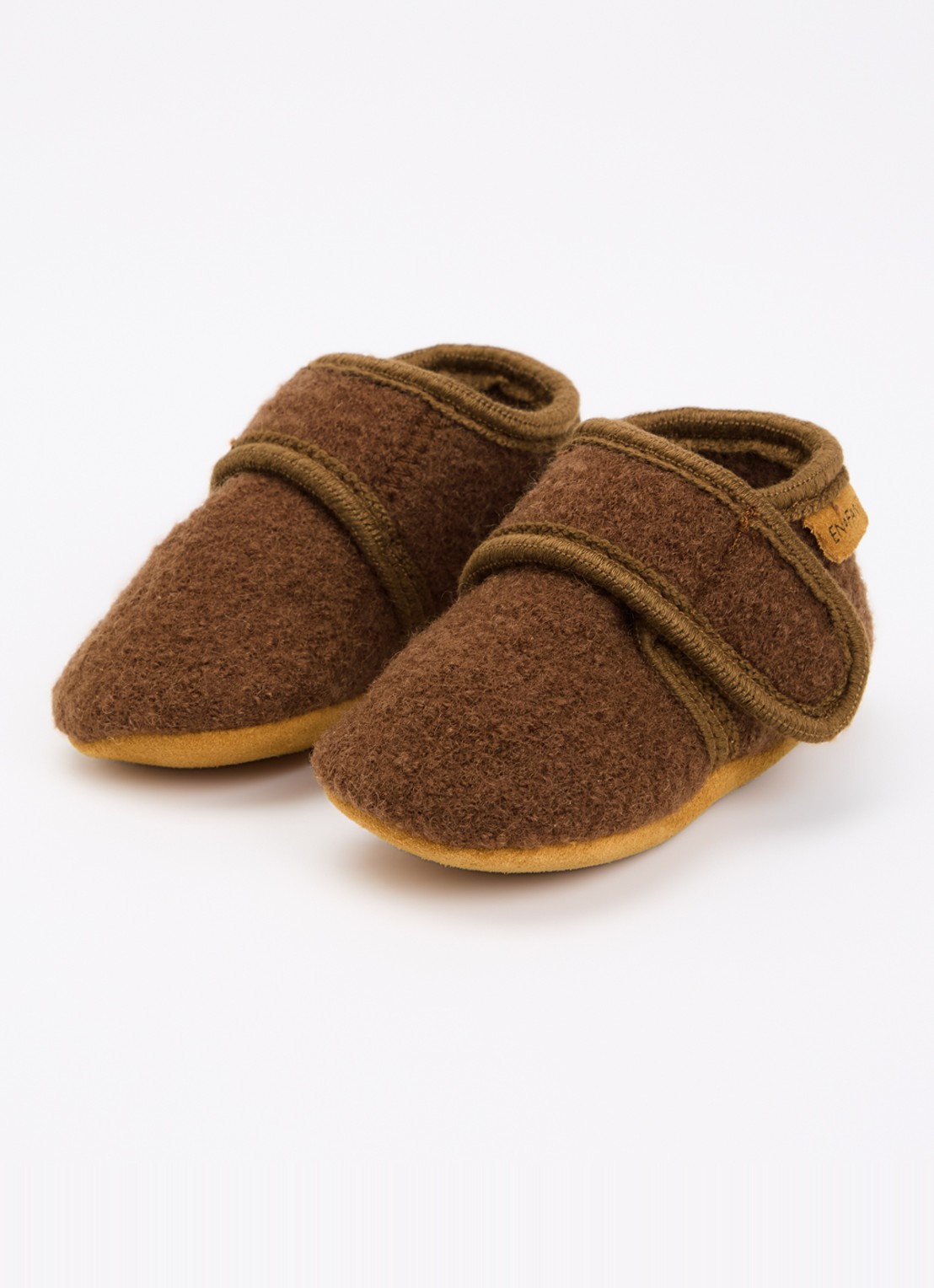 EN FANT Babyslofje van wol - voorkant 4 bruin