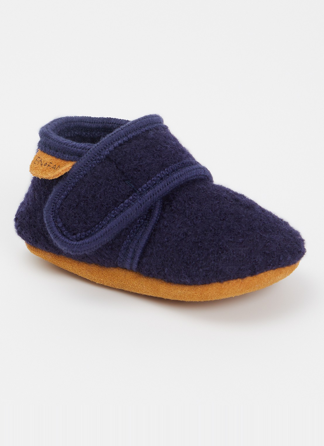EN FANT Babyslofje van wol - voorkant donkerblauw