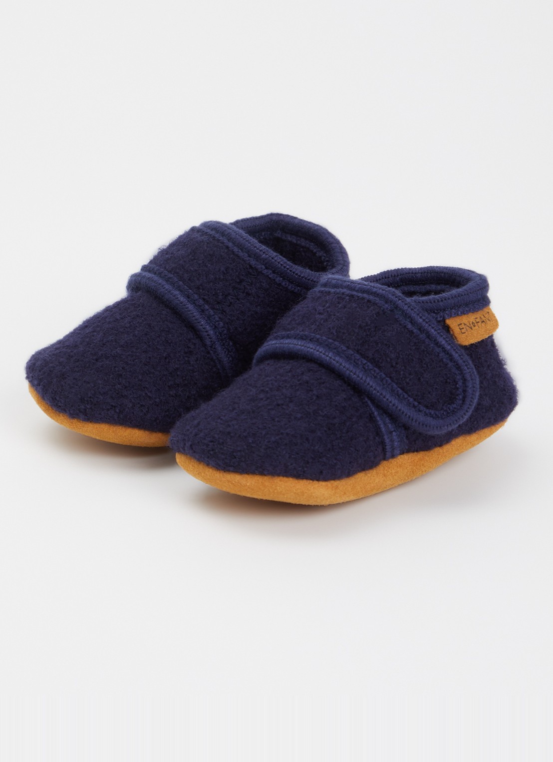 EN FANT Babyslofje van wol - voorkant 2 donkerblauw