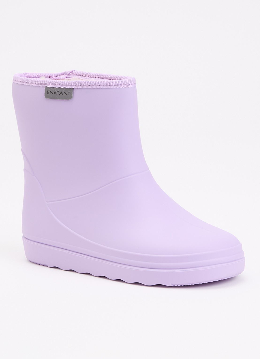 EN FANT Regenlaars met logo - voorkant 5 lila