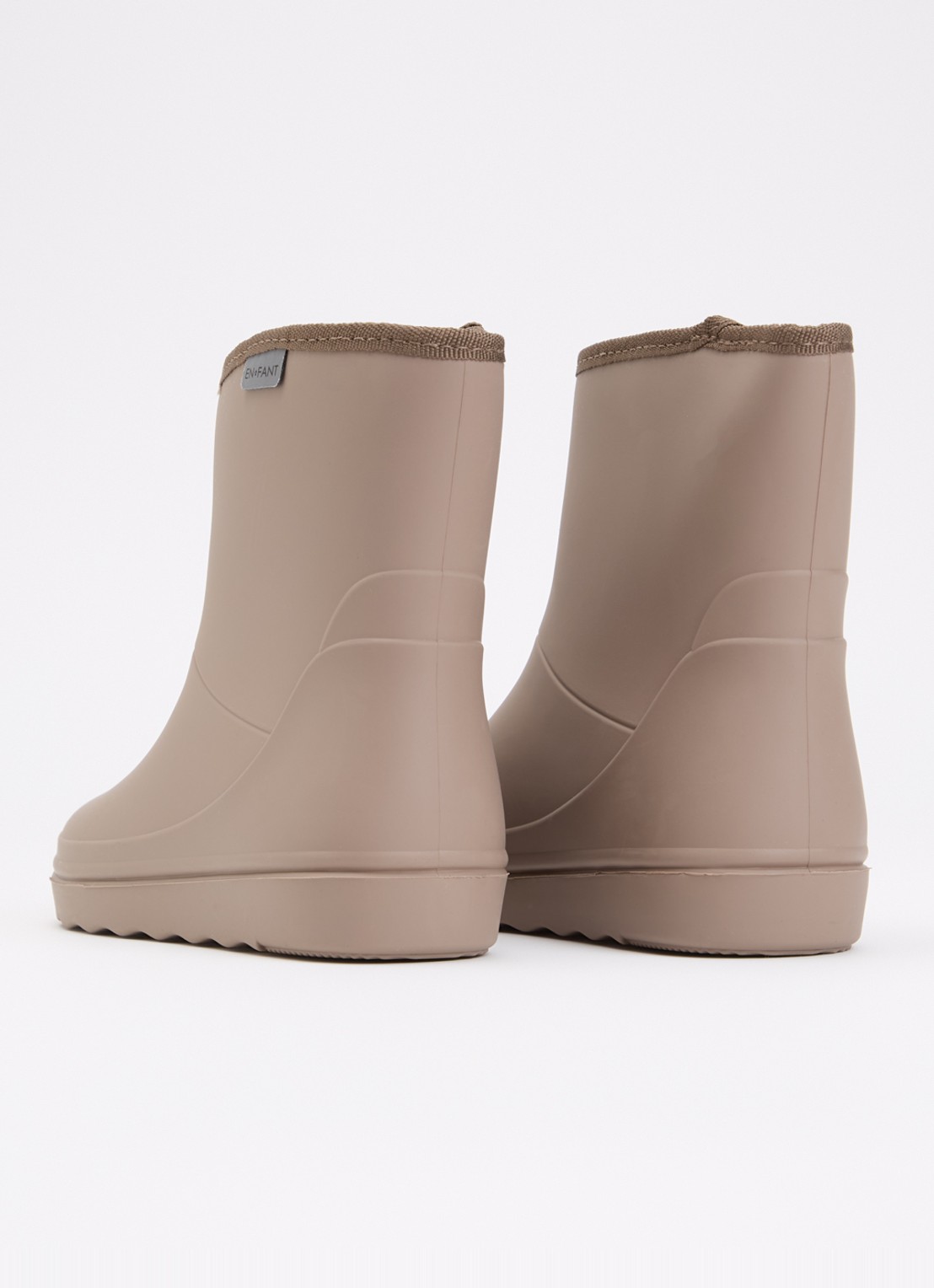 EN FANT Regenlaars met logo - achterkant 5 donkerbeige