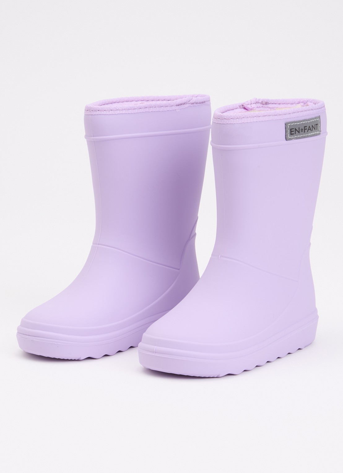 EN FANT Regenlaars met logo - voorkant 4 lila