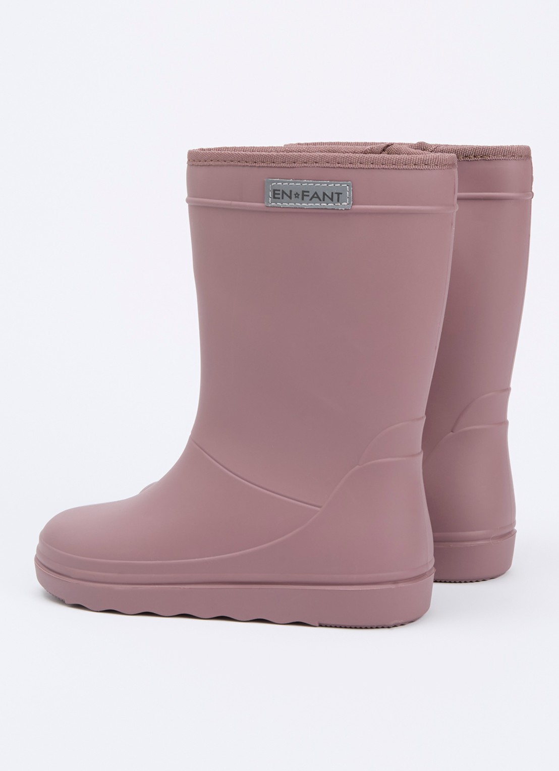 EN FANT Regenlaars met logo - achterkant 2 oudroze