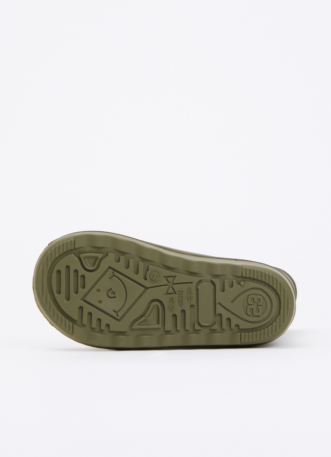 EN FANT Regenlaars met logo - detail 4 legergroen