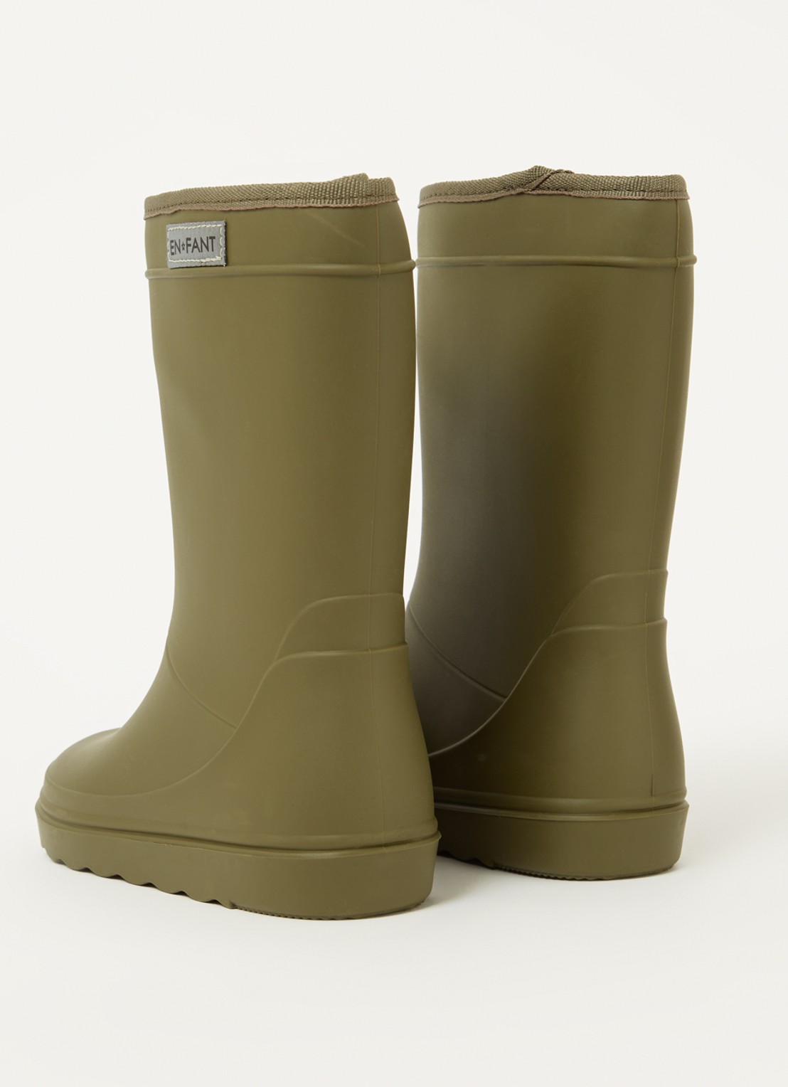 EN FANT Regenlaars met logo - detail 3 bronsgroen
