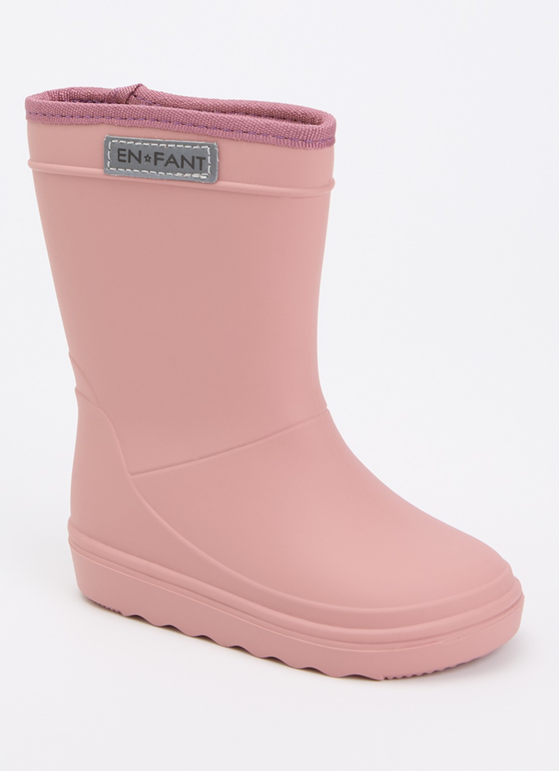 EN FANT Regenlaars met logo - voorkant 2 oudroze