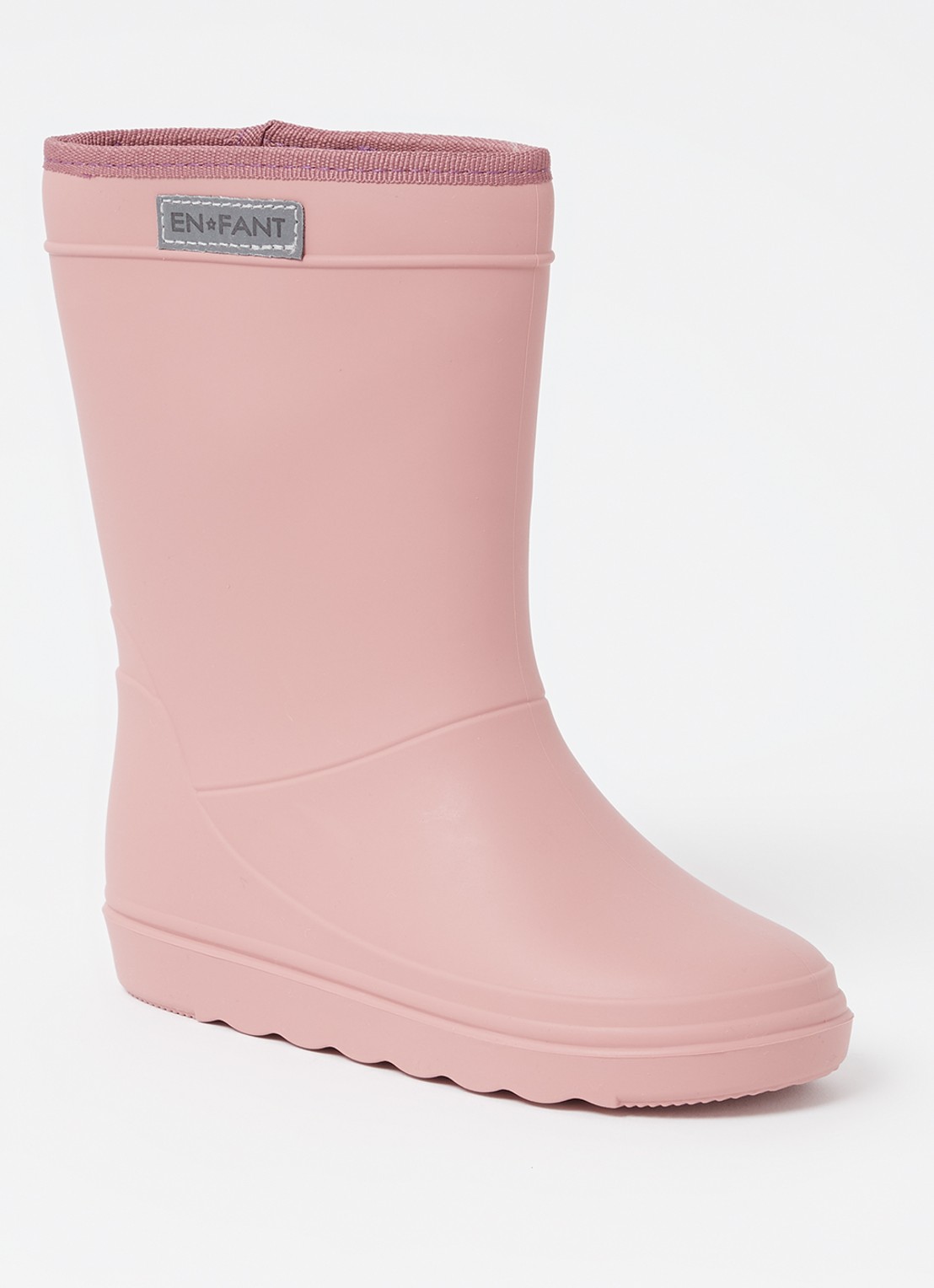 EN FANT Regenlaars met logo - voorkant roze