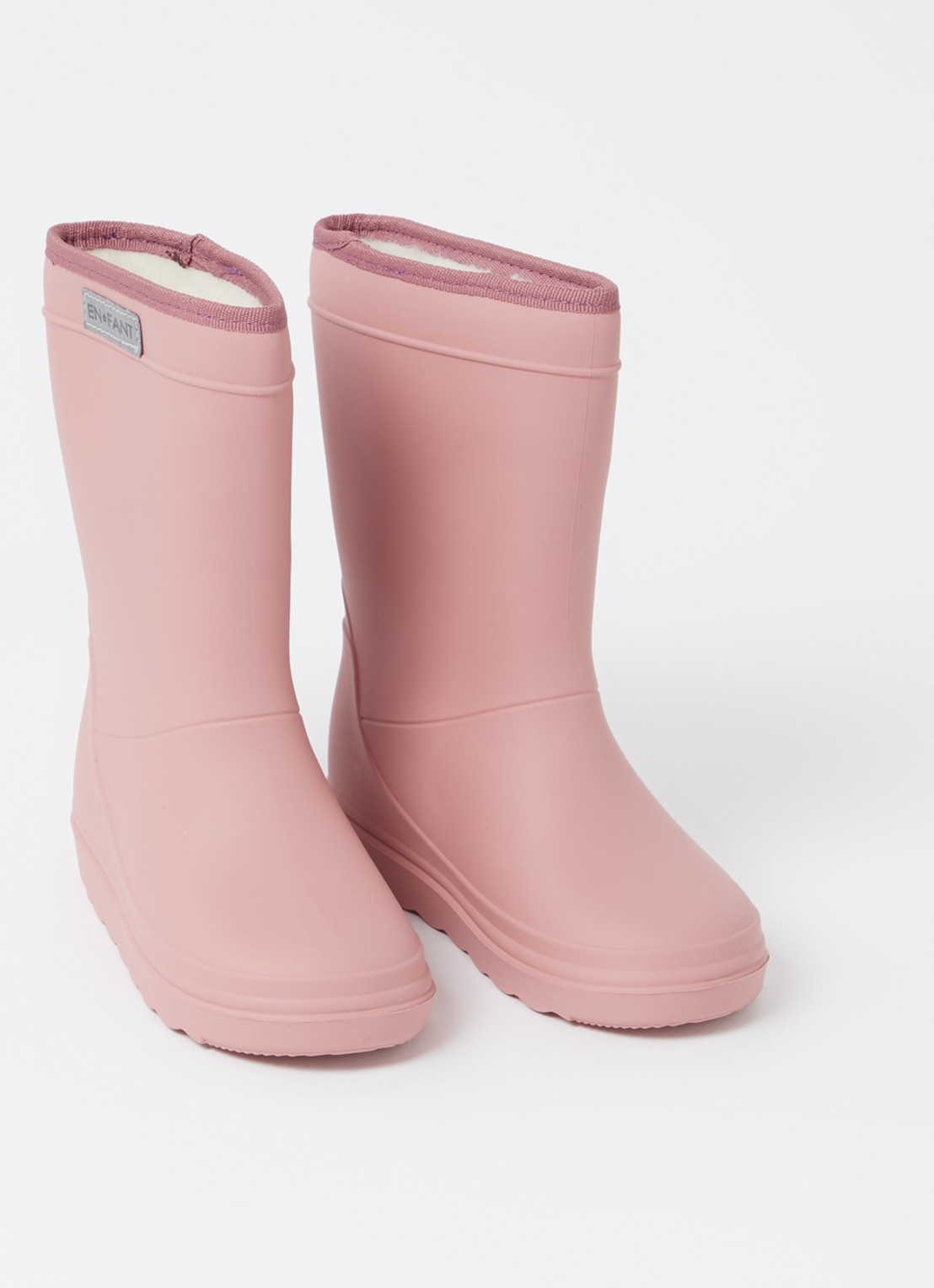 EN FANT Regenlaars met logo - voorkant 2 roze