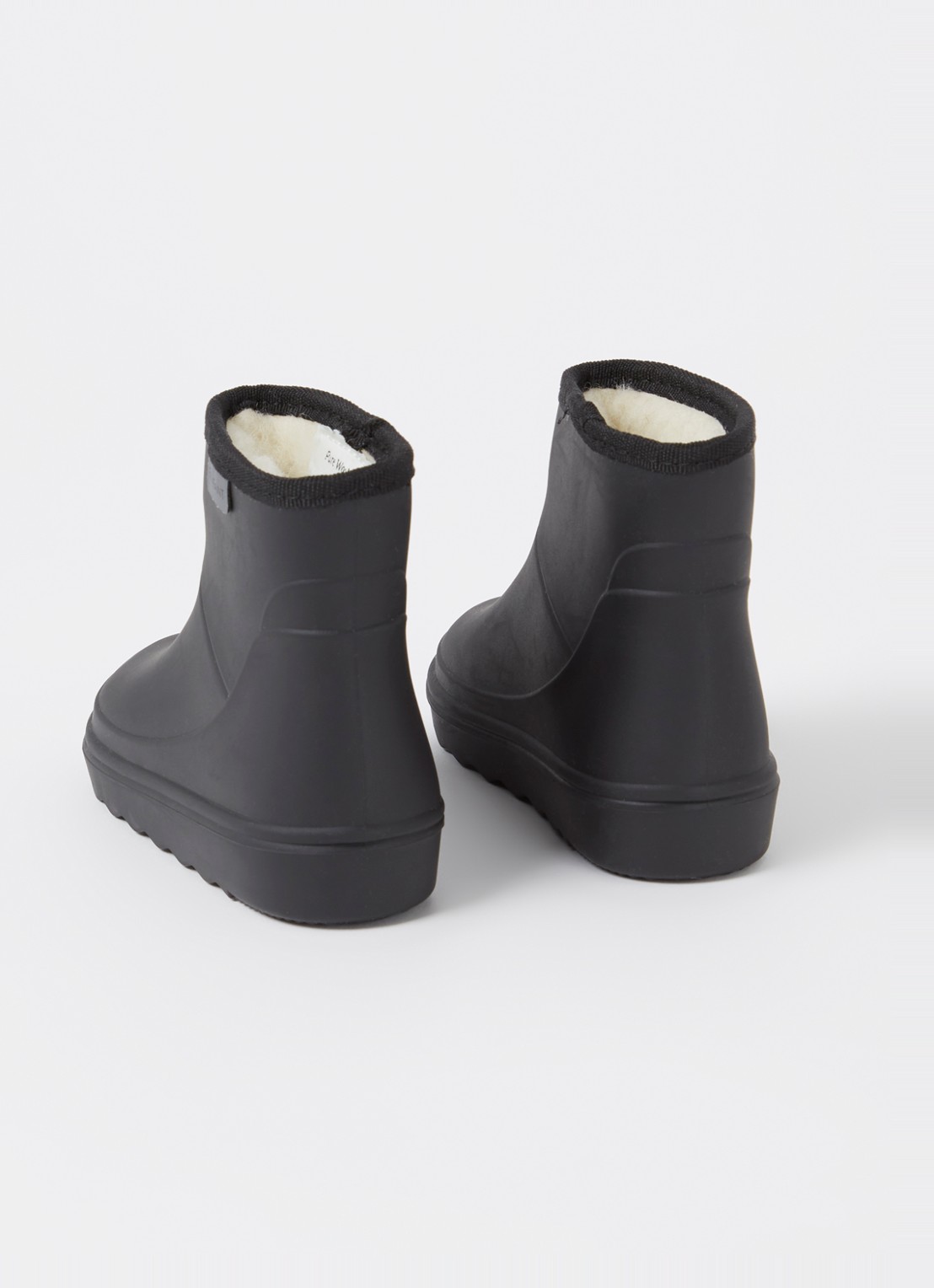 EN FANT Regenlaars met teddy voering - detail zwart