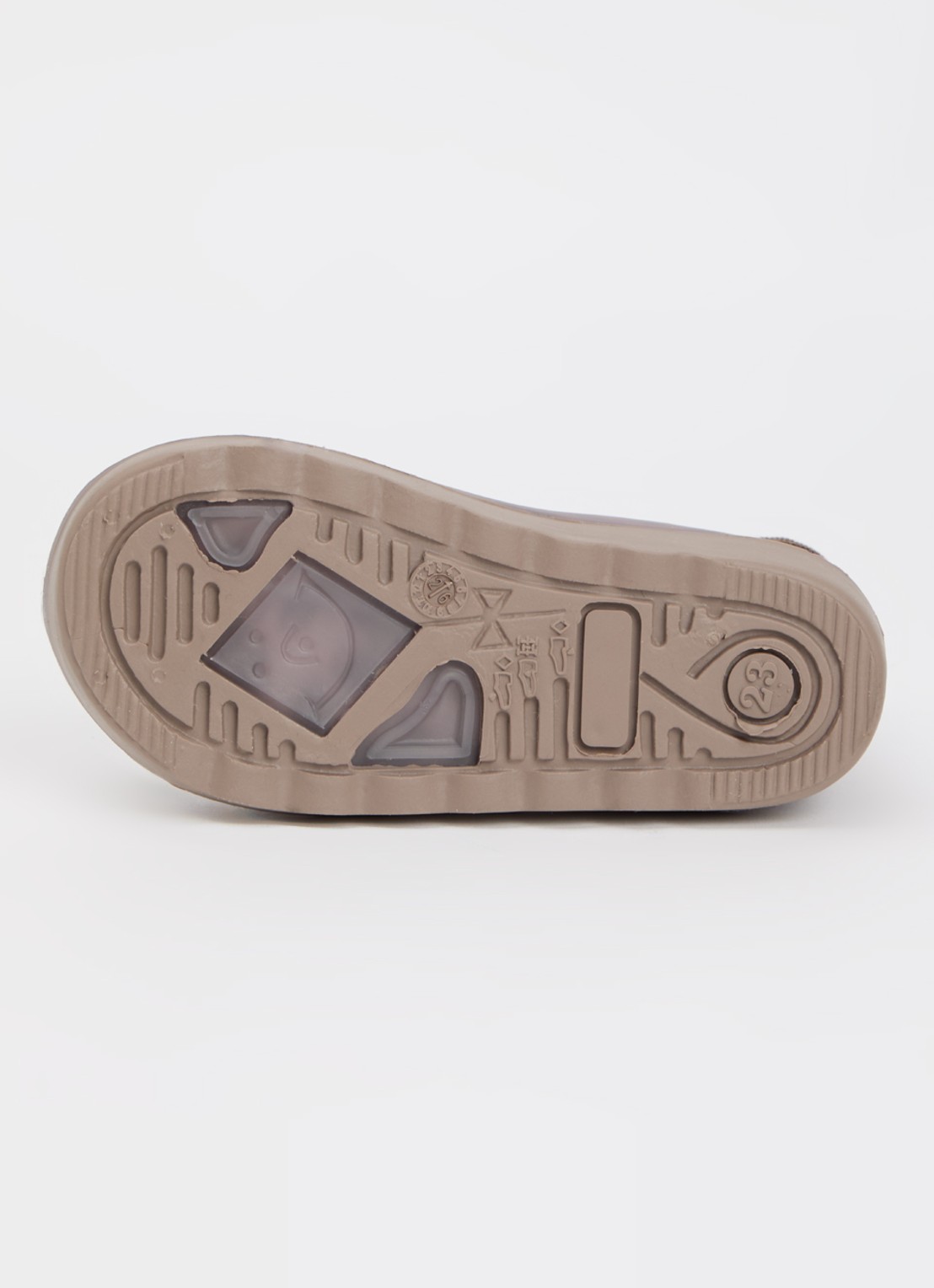 EN FANT Thermo regenlaars met panterprint en logo - detail 4 lichtbruin