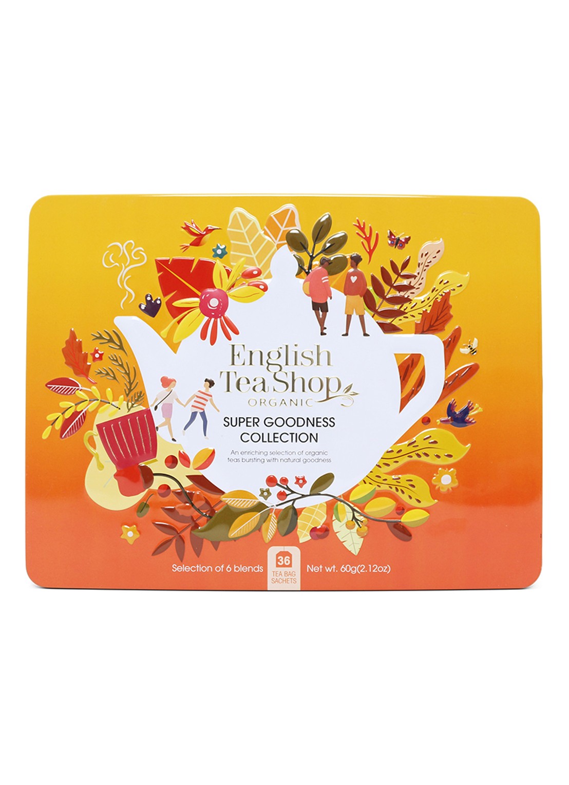 English Tea Shop Super Goodness thee in geschenkblik 36 stuks - voorkant undefined