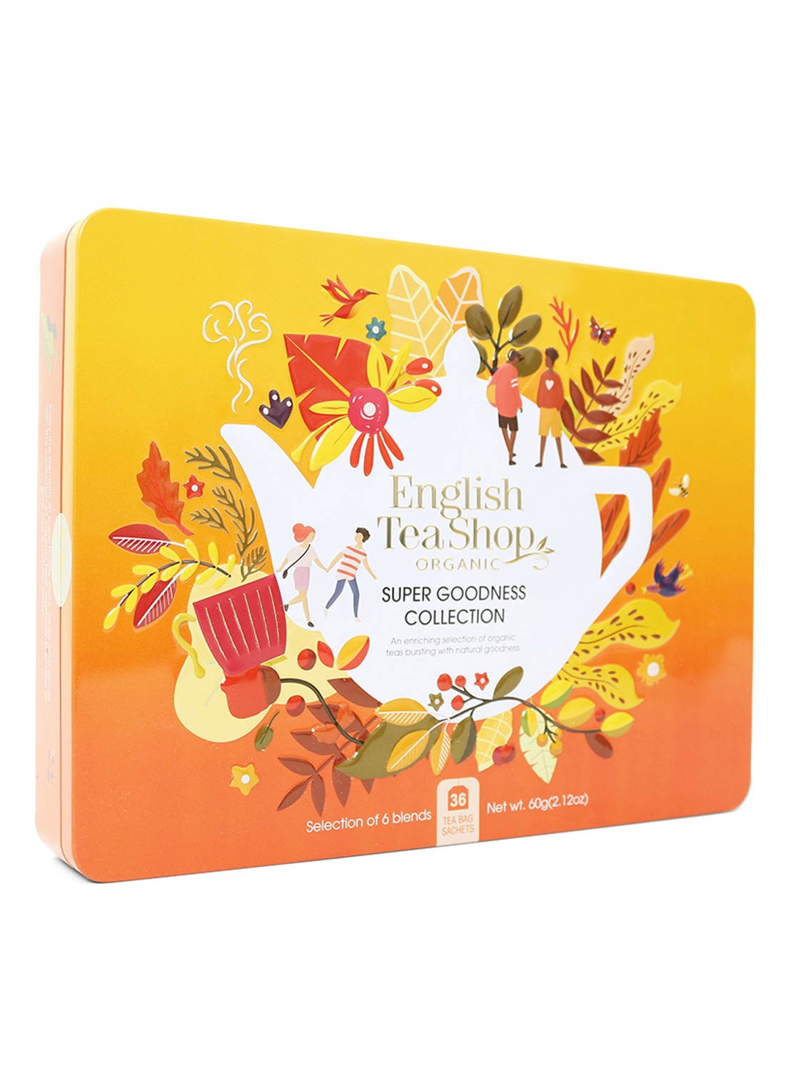 English Tea Shop Super Goodness thee in geschenkblik 36 stuks - voorkant 2 undefined