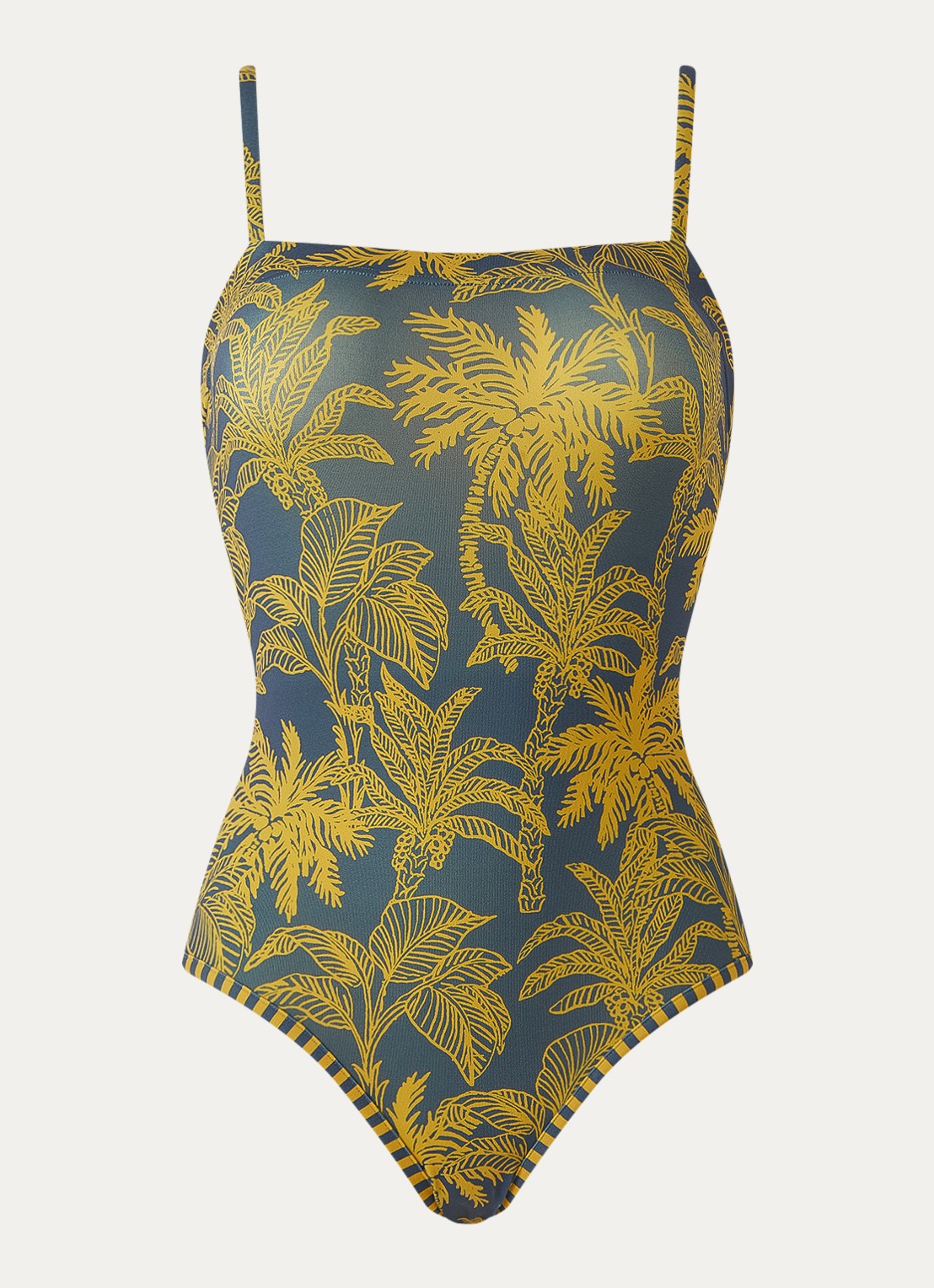 Eres Badpak met print - voorkant 4 beige