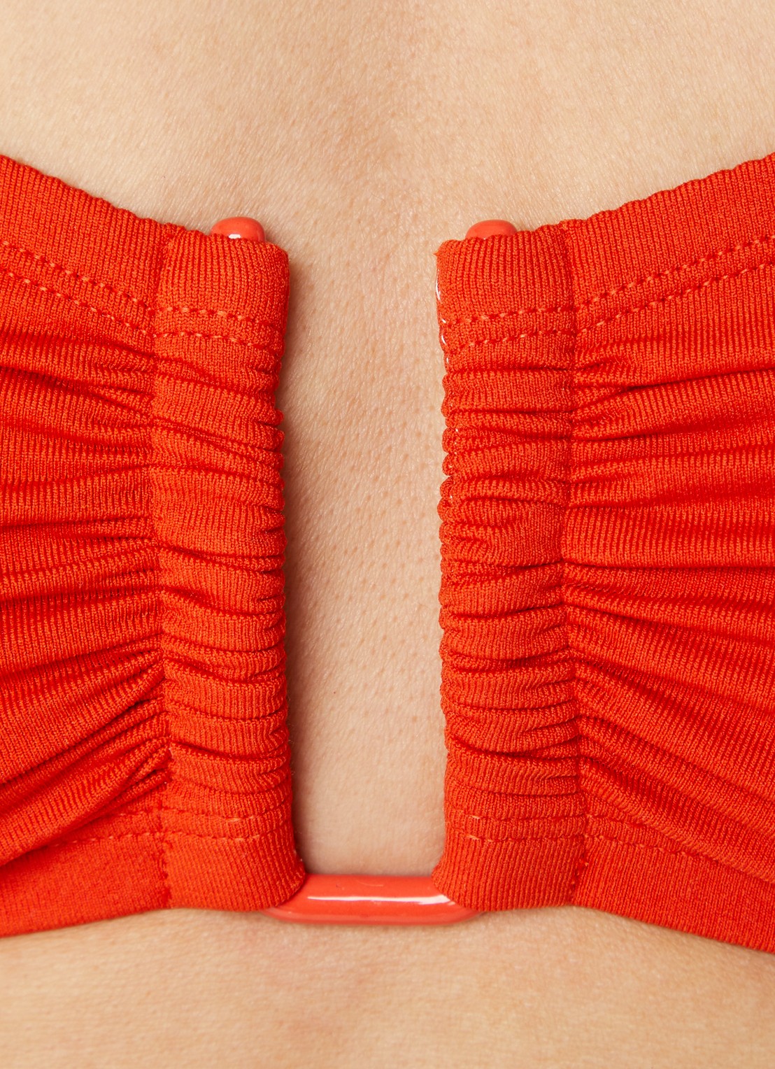 Eres Bandeau bikinitop - detail 5 oranjerood