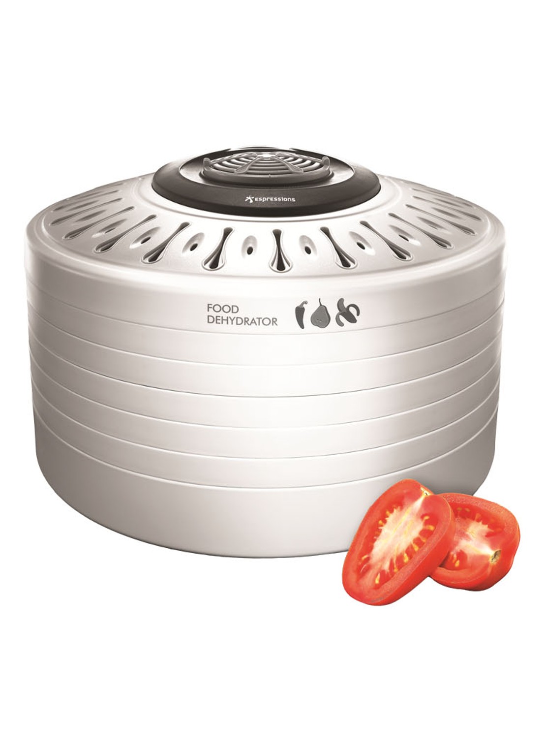 Espressions Food Dehydrator EP5600 voedseldroger - voorkant 2 wit