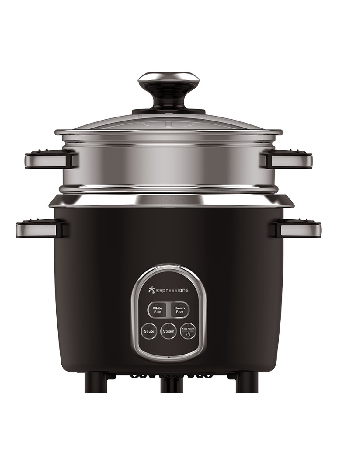 Espressions Sauté rijstkoker EP6200 - voorkant 5 zwart