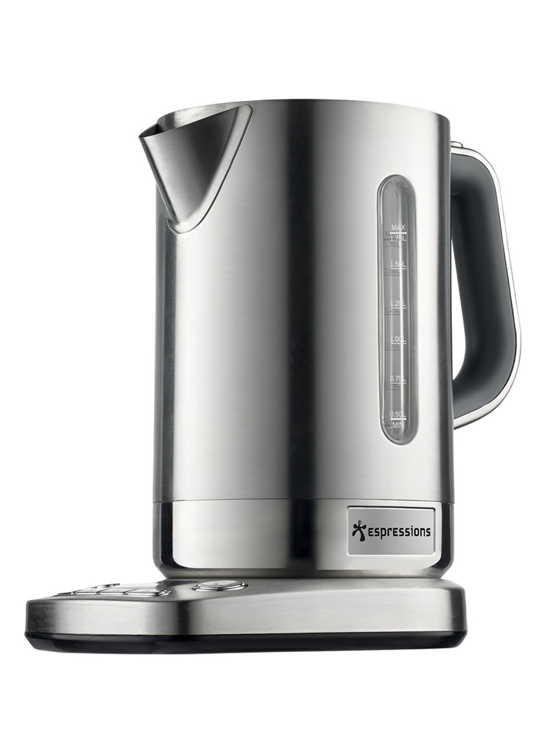 Espressions Silent Smart waterkoker EP9650 - voorkant 2 zilver