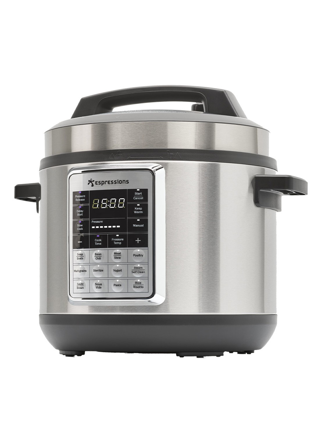 Espressions Smart pressure cooker EP6005 - voorkant 4 zilver