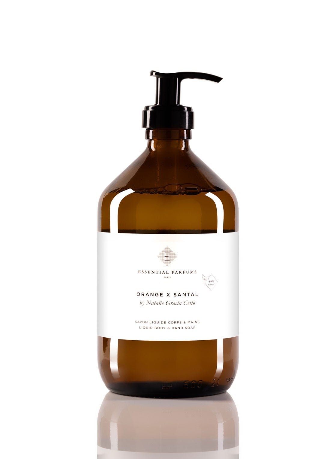 Essential Parfums Orange X Santal Hand & Body Soap - douchegel & handzeep - voorkant undefined