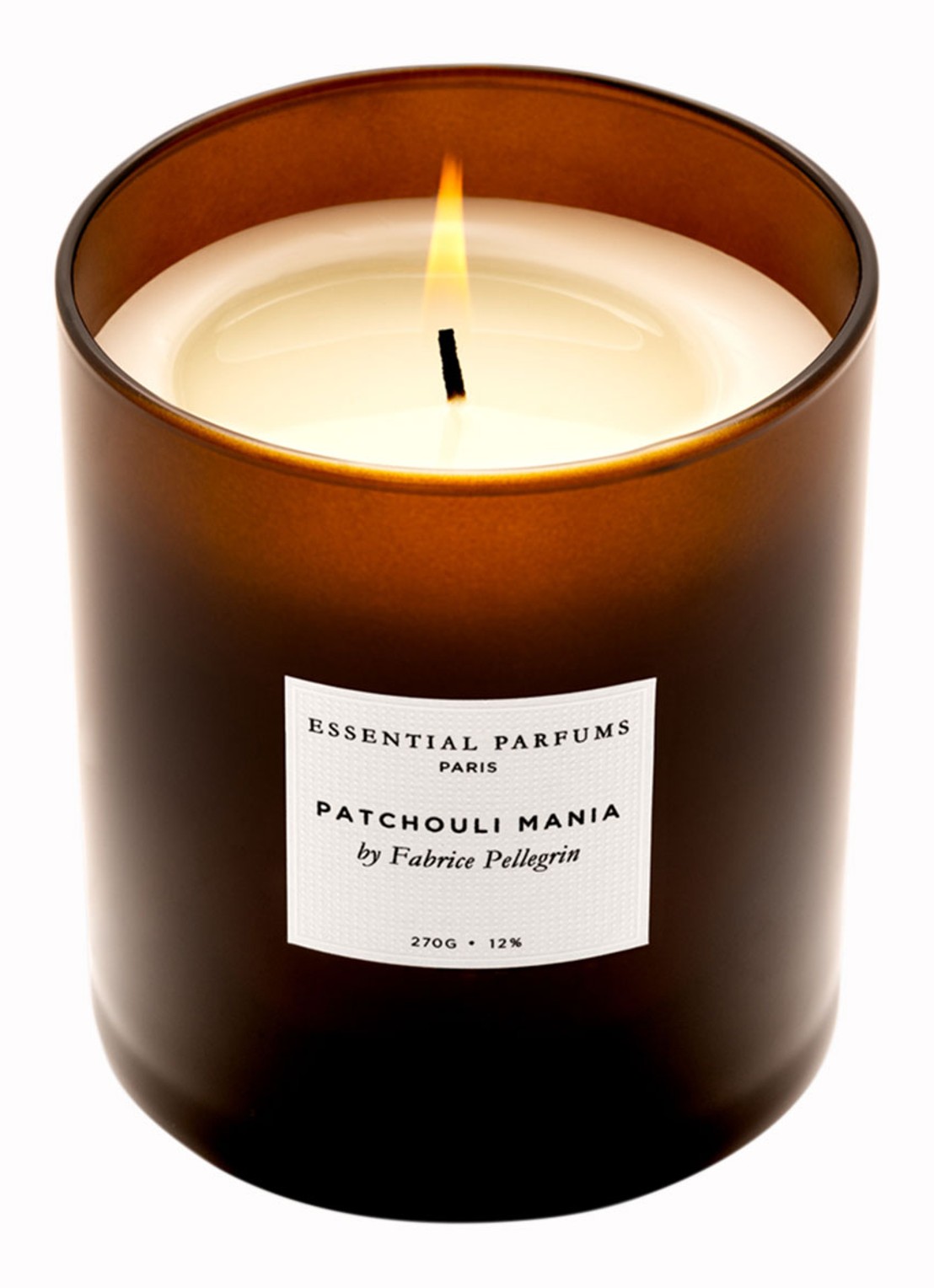 Essential Parfums Patchouli Mania Scented Candle - geurkaars 270 gram - voorkant undefined