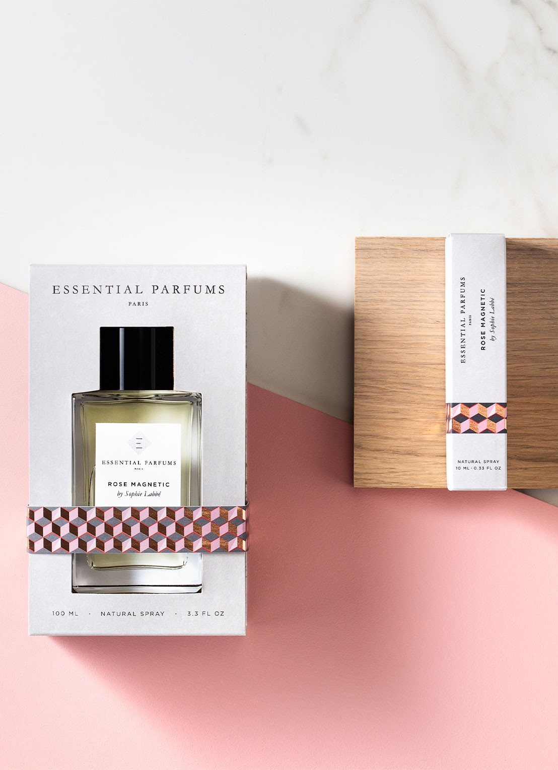 Essential Parfums Rose Magnetic Eau de Parfum - travelsize - voorkant 2 undefined