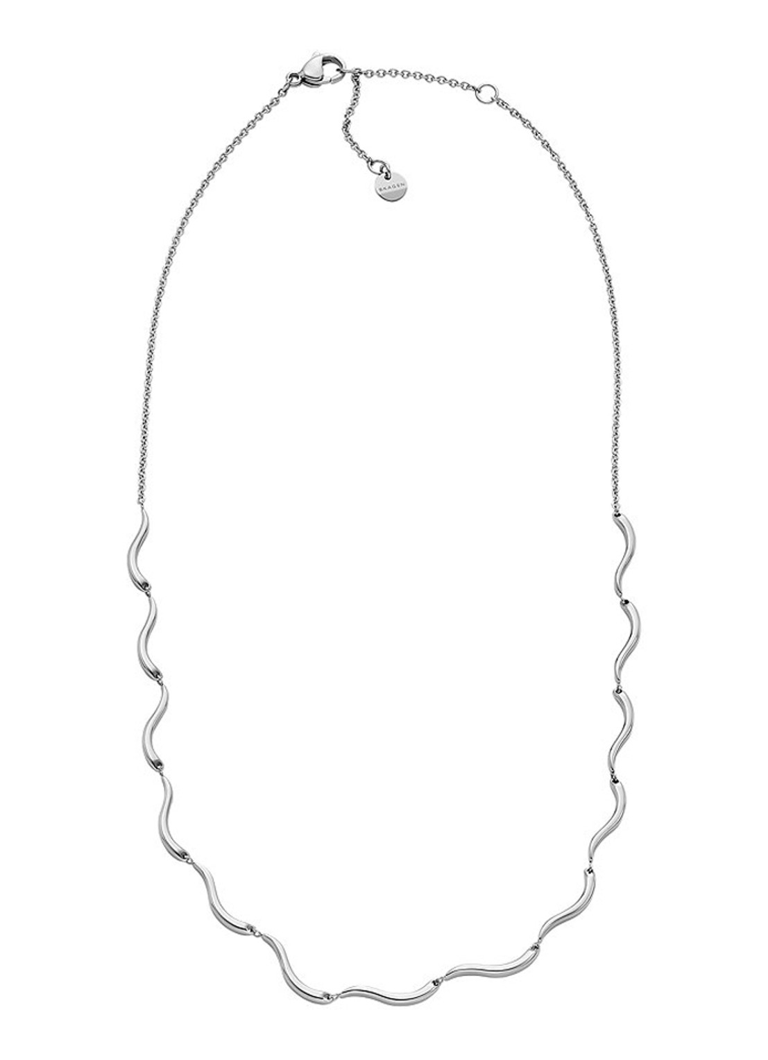 Essential Waves ketting SKJ1795040 - voorkant 2 zilver