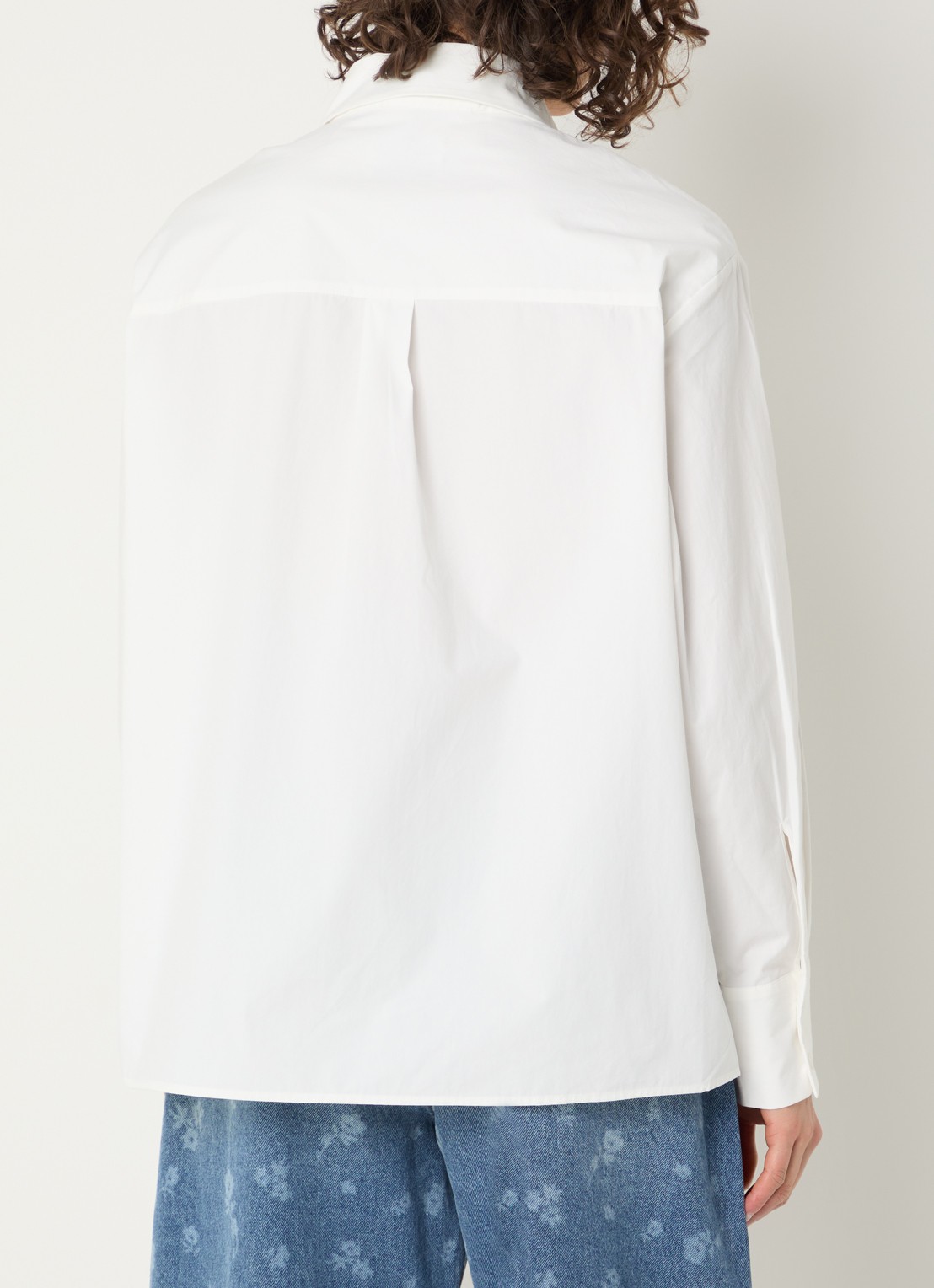 Essentiel Antwerp Blouse met kraag - achterkant wit