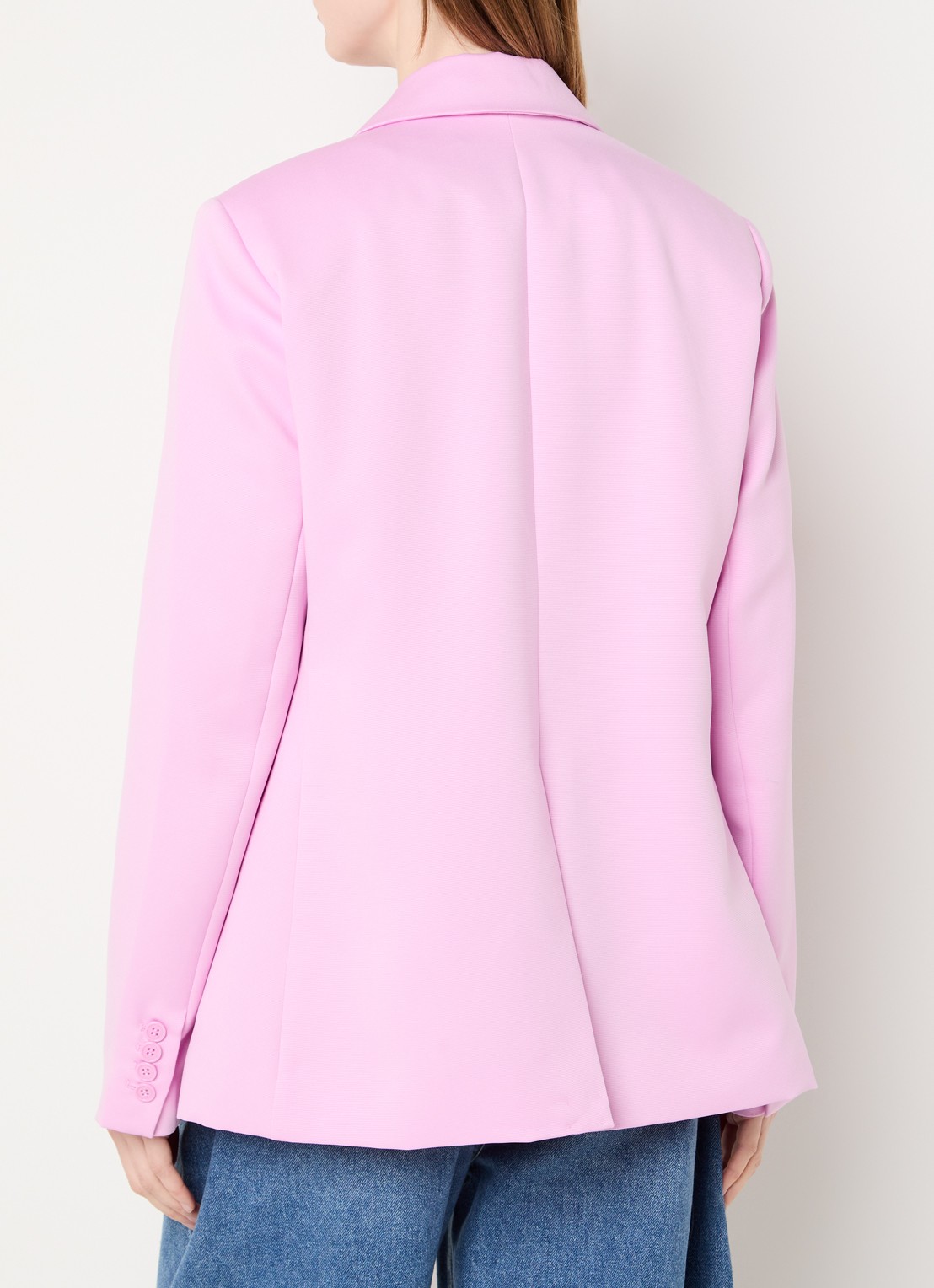 Essentiel Antwerp Jazer blazer met klepzakken - achterkant 4 roze