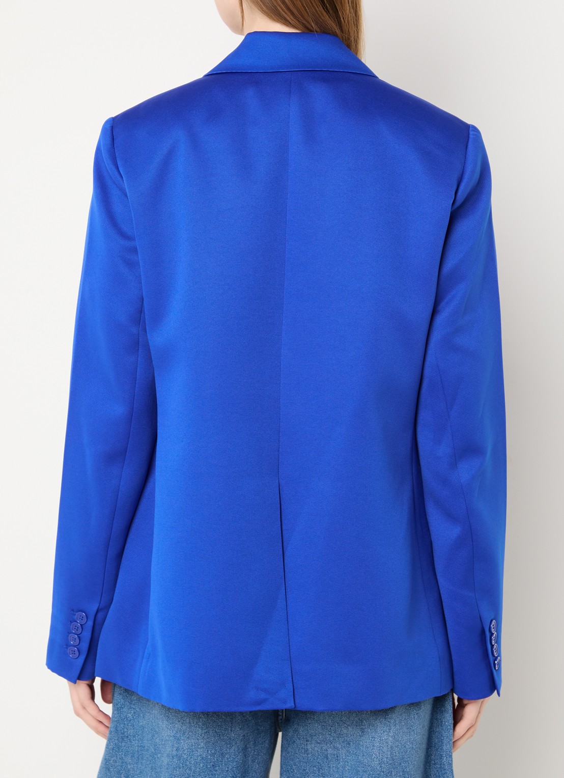 Essentiel Antwerp Jazer blazer met klepzakken - achterkant 4 kobaltblauw