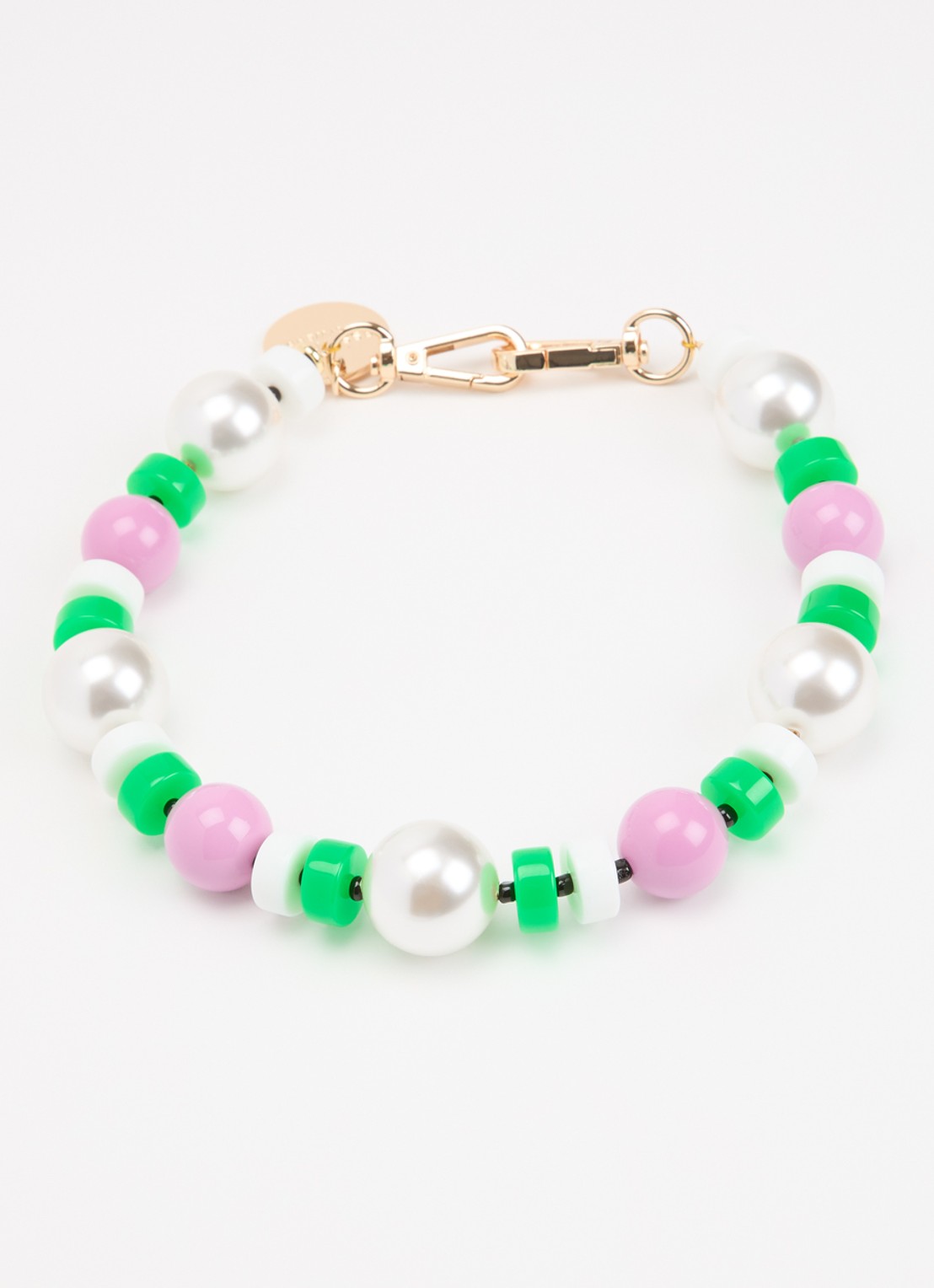 Essentiel Antwerp Jekko kralenketting  - detail 3 groen