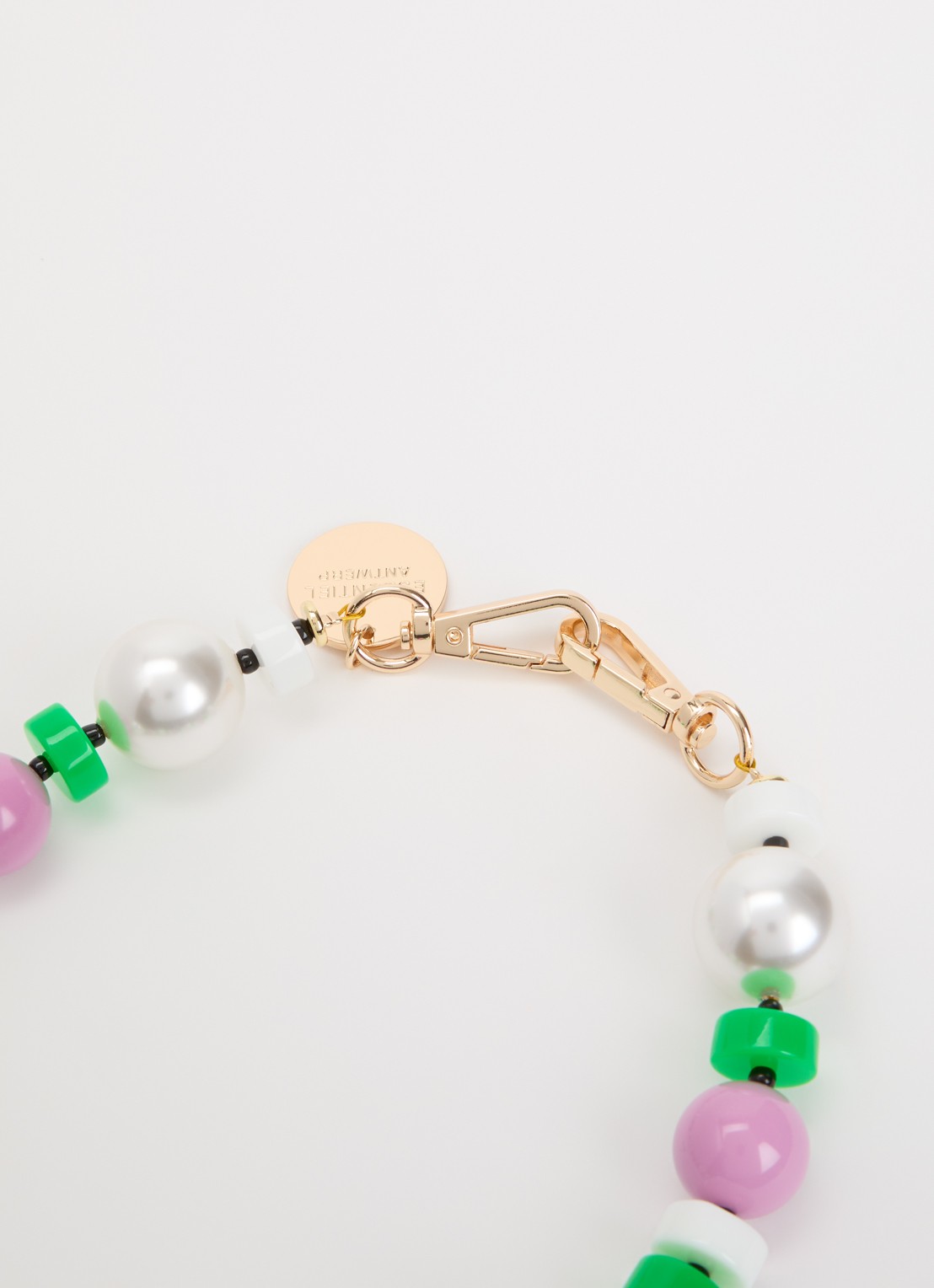 Essentiel Antwerp Jekko kralenketting  - detail 4 groen