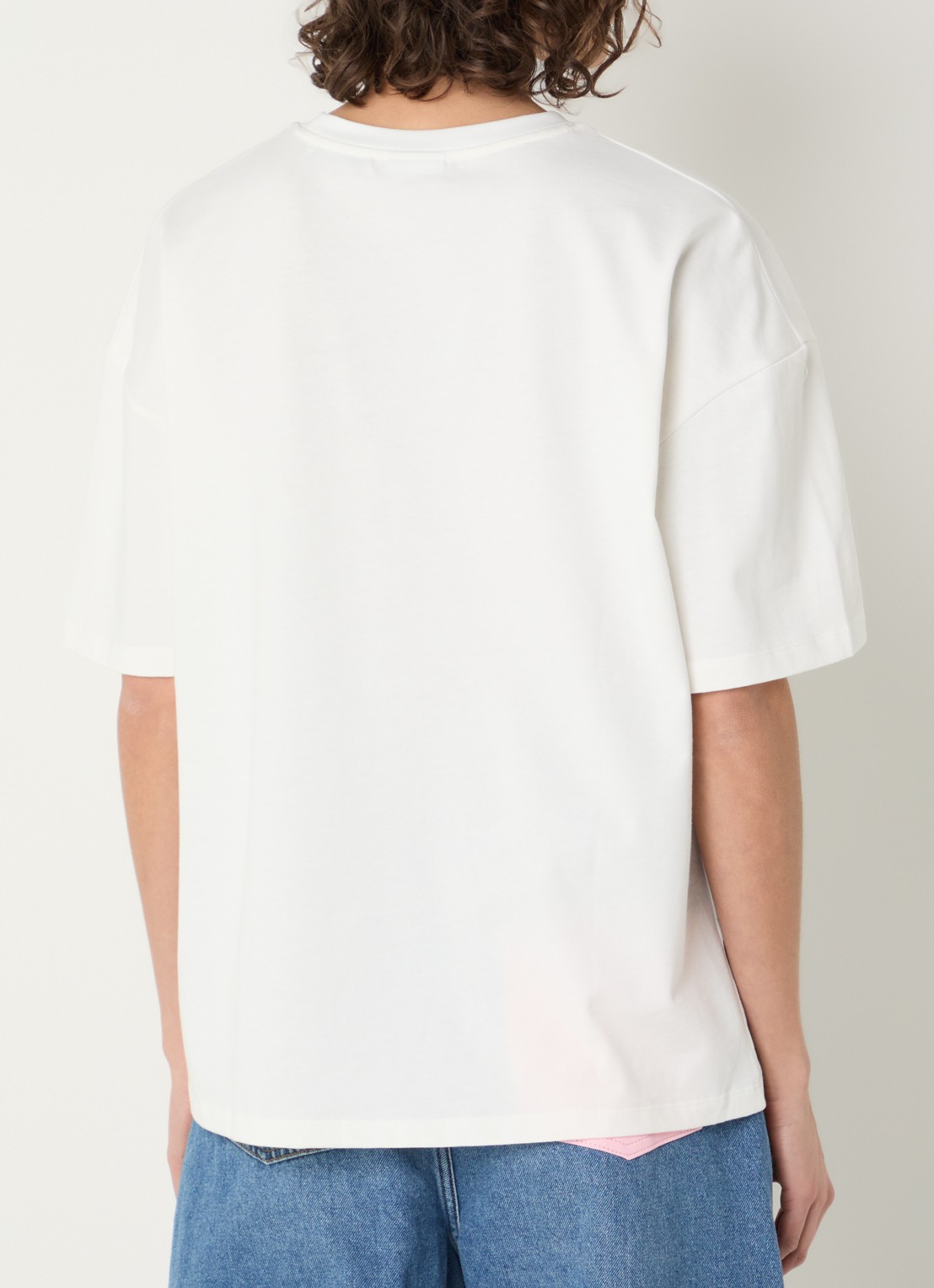 Essentiel Antwerp Jetna T-shirt met logo - achterkant 2 wit
